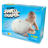 Laughing Smith Swell Baby Diaper box front view, perfect for lighthearted baby shower humor.
