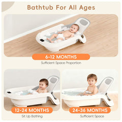 LAUJIA bath kneeler pad adds cushioned knee support for caregiver comfort.