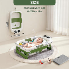 LAUJIA Panda-Green soft cushion closeup for newborn comfort
