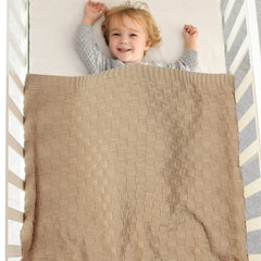 LAWKUL baby blanket checker pattern colors show vibrant nursery-friendly style