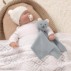 LAWKUL baby blanket soft cotton texture highlights breathable fabric for cuddles.