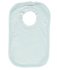 Lazy One soft cotton bib closeup highlights premium fabric for pampered feeding sessions.