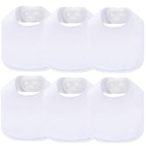 lazyrhino 8-pack baby bibs with soft-absorbent fabric for cozy teething days.