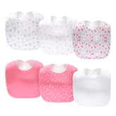 lazyrhino 8pack baby bibs adjustable snaps keeps drool contained during meals