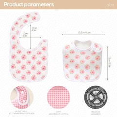 LazyRhino adjustable snap neck bib demonstrates easy on/off and secure fit for babies