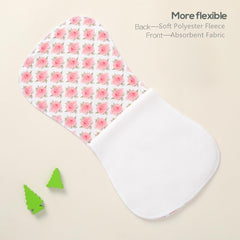 lazyrhino burp-cloths absorbent fabric designed to catch spills.