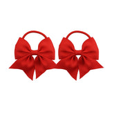 LDDCX baby hair ties with bows red packaging highlighting durable elastic for toddlers