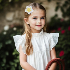 LDDCX Hawaiian flower hairpin adds a charming floral accent to baby outfits