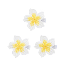 LDDCX white hair clip headband for baby girls offers secure, comfy styling