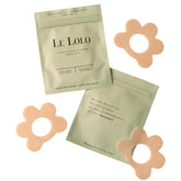 Le Lolo Nipple Shield Sticker in use keeps shield in place during feeding