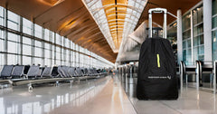 LEADERBOARD PRODUCTS X-Large Stroller Bag front view protects stroller during travel
