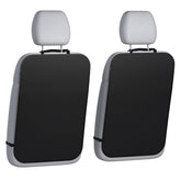 Lebogner back seat cover kick mats 2-pack protects upholstery from dirt and spills on road trips.