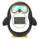 ledfaah bath thermometer floating penguin displays precise water temperature for safe baby baths