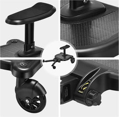 Leefngsun universal stroller board adjustable width rods fit different models.