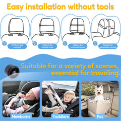LeeKooLuu 360 rotation angle lets you aim for the perfect rear seat view.