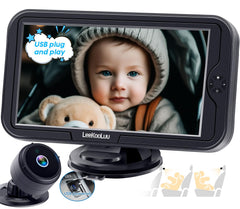 LeeKooLuu carseat camera setup enables quick plug-and-play installation for busy families.
