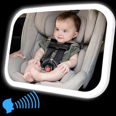 LeeWent smart baby car mirror voice-control switch for hands-free adjustments on the go