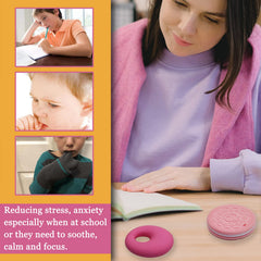 LeeYean chew necklaces 6-pack stick shape provides easy grip for oral motor play.
