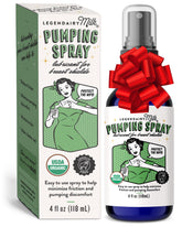 Legendairy Milk Pumping Spray bottle for easy, comfortable pumping sessions.