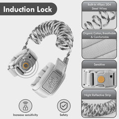 Lehoo Castle toddler leash with reflective strip improves night visibility for safety.