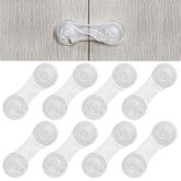 Leikedun 8-pack adhesive cabinet locks showing easy installation and child safety