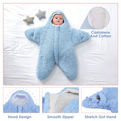 Lekad starfish star-shaped hooded design adds cozy, cute styling