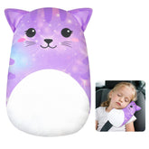 Lemmeko seat belt cover dinosaur design provides comfy head support on car trips.