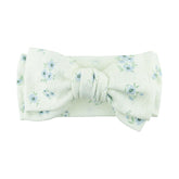 LemonSpace knotted double bows on soft cotton headwrap for gentle daily wear