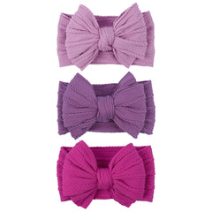LemonSpace headband purple worn by baby for cute everyday outfits and comfortable fit.