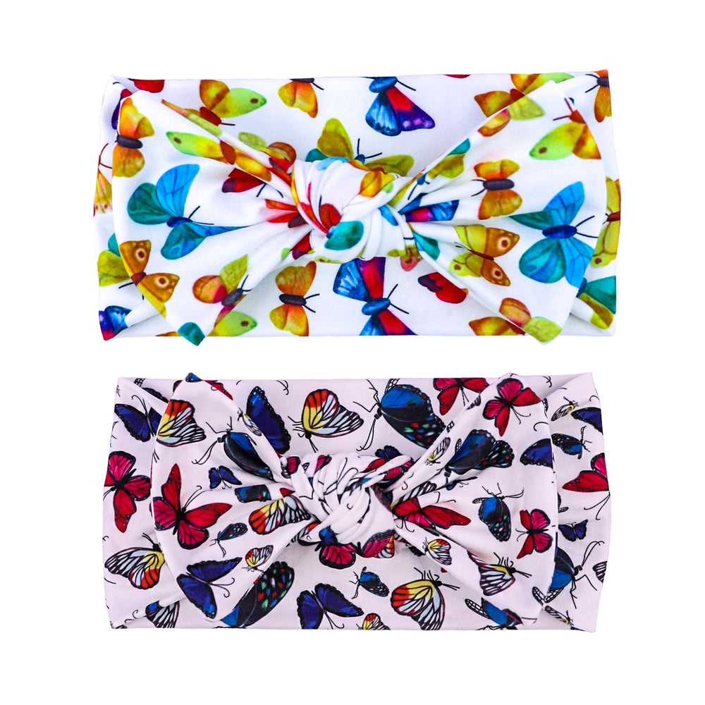 LemonSpace headwrap closeup with soft bow for breathable comfort