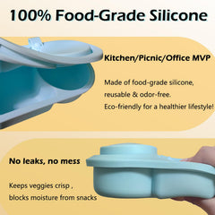 LEQBO leak-proof snack container preserves freshness and prevents spills during transit.