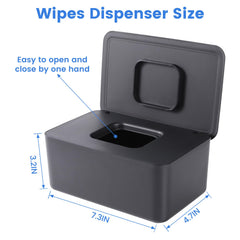 LEQXGO wipes dispenser with non-slip base stays steady on surfaces.