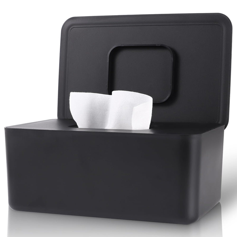 LEQXGO baby wipes dispenser sealed lid preserves moisture for fresh wipes.