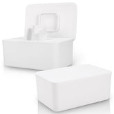 LEQXGO two-pack baby wipes dispenser front view for easy diaper changes
