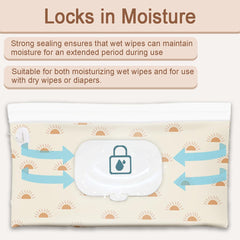 Lethooly wipe dispenser compact travel design fits stroller and car