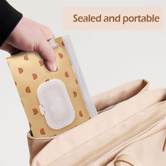 Lethooly wipe holder zipper flip-top refill for easy access