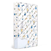 Letmxiu Premium 5-inch crib mattress front view showcases sturdy support for safe baby sleep.