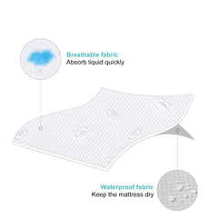 Letmxiu quilted soft fabric shot emphasizes baby-soft touch for delicate skin.