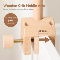 lets-make natural beechwood finish highlights minimalist nursery decor