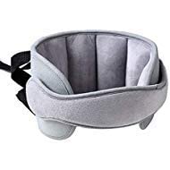 LETTON car head support gray with closed attachment for quick secure installation.
