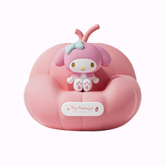 leuaxmy Cute Melody Night Light pink closeup demonstrates a soft glow for bedtime comfort.