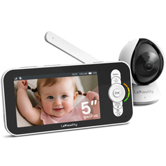 Leviewlity baby monitor No WiFi camera provides a secure nursery view with a stable connection.