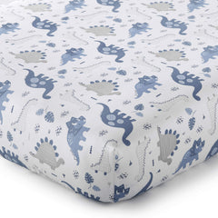 Levtex Baby Dino standard pillow case with soft dinosaur print