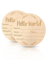 Lexaoyoo Hello World sign set on wall for warm nursery charm.