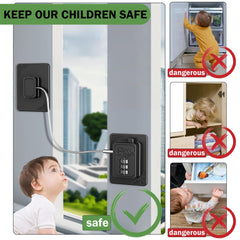 Lexng fridge lock 3-digit code dial closeup shows secure setting and quick access control