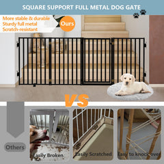 Lezbanz dog gate walk-through door showcases secure, easy access control.