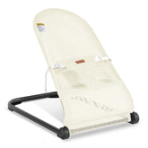 Lfhiwhd baby bouncer seat front view in mesh beige for soothing comfort