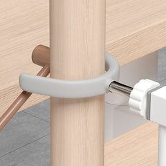 LhyBtm spindle rod close-up reveals durable metal-plastic-silicone construction.