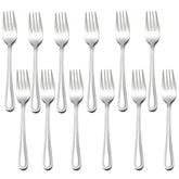 LIANYU 12-piece toddler forks in gift packaging, ideal for new parents.