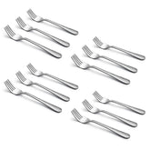 LIANYU 12-piece kids forks pack shot, durable stainless steel for daily meals